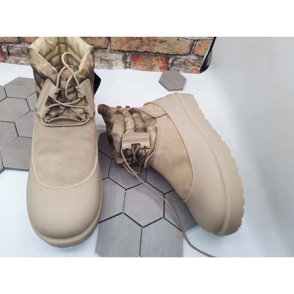 UGG Classic Mini Lace Wea Smokescreen Boot Mustard Seed - 1143990-MDSD Men Sz 12